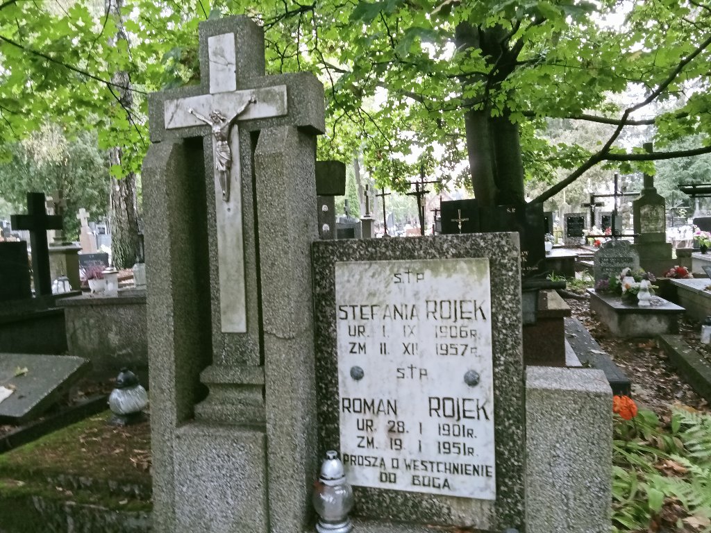 Grób Stefania Rojek