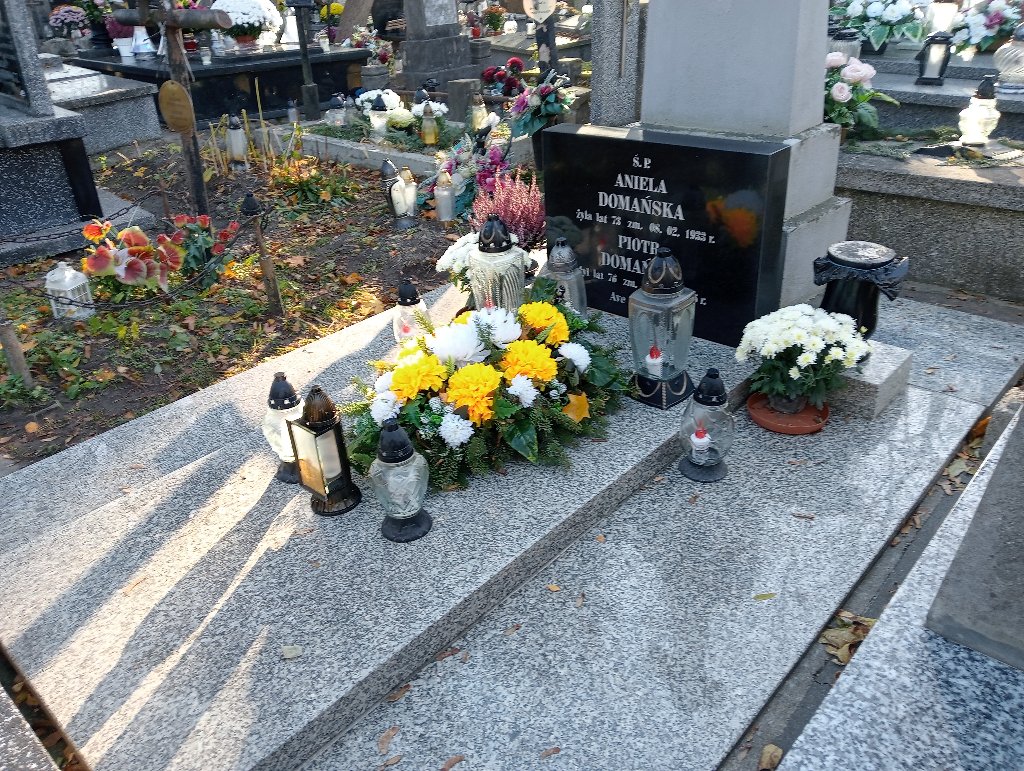 Grób Aniela Domańska